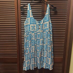 Lei Kinis Hawaiian Quilt Babydoll Dress